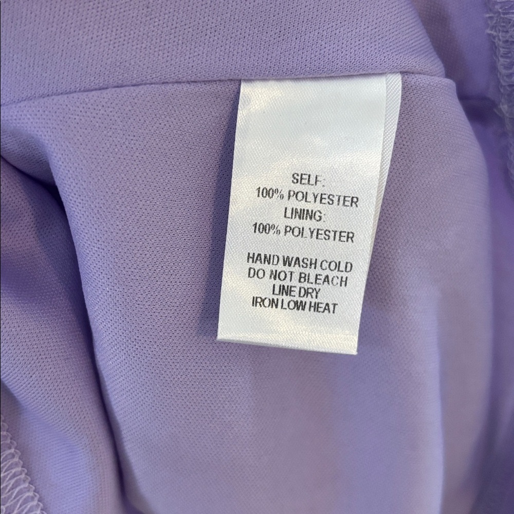 Lulu’s Fleur-Evermore Lavender Floral Print Ruffled Midi Dress Size Extra Small - Picture 6 of 8